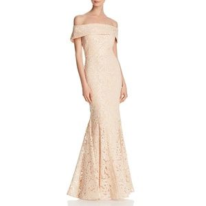 Eliza J  Off-Shoulder Sequined Formal Dress Sm 2/4